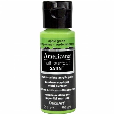VERTEX Americana Multi-Surface Satin Acrylic Paint 2oz-Apple Green VE406337